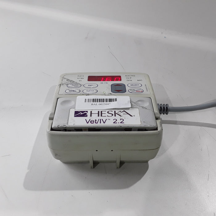 Heska Corporation VET/IV 2.2 Infusion Pump