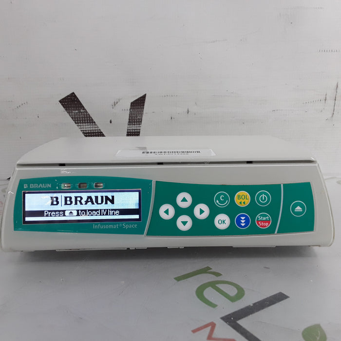 B. Braun Infusomat Space w/AC Adapter Infusion Pump