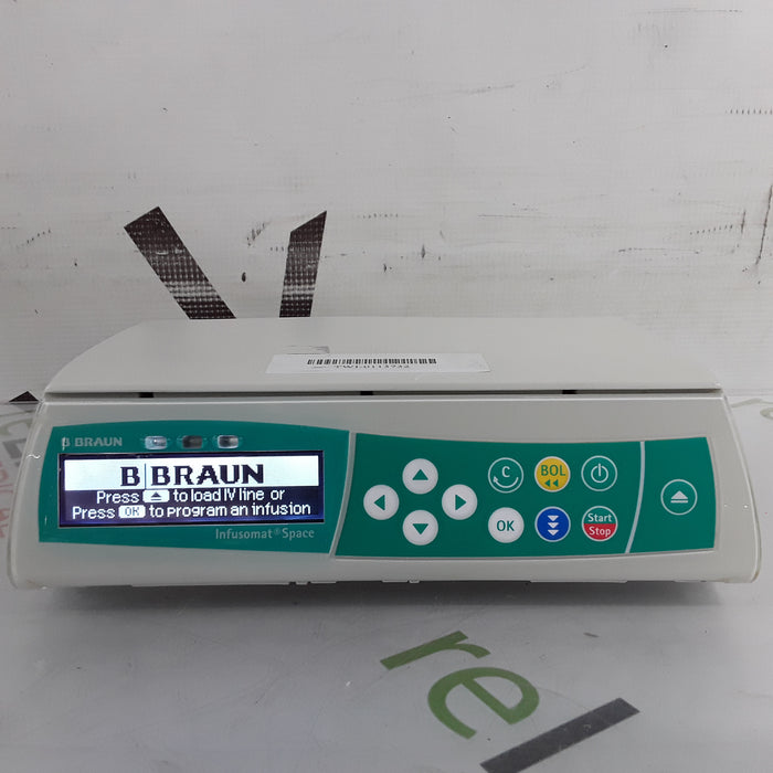 B. Braun Infusomat Space w/AC Adapter Infusion Pump