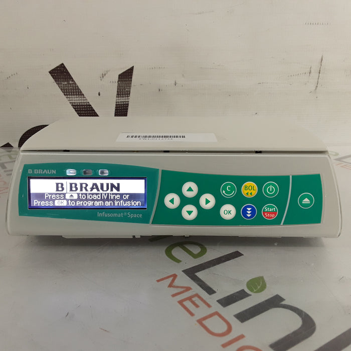 B. Braun Infusomat Space w/AC Adapter Infusion Pump