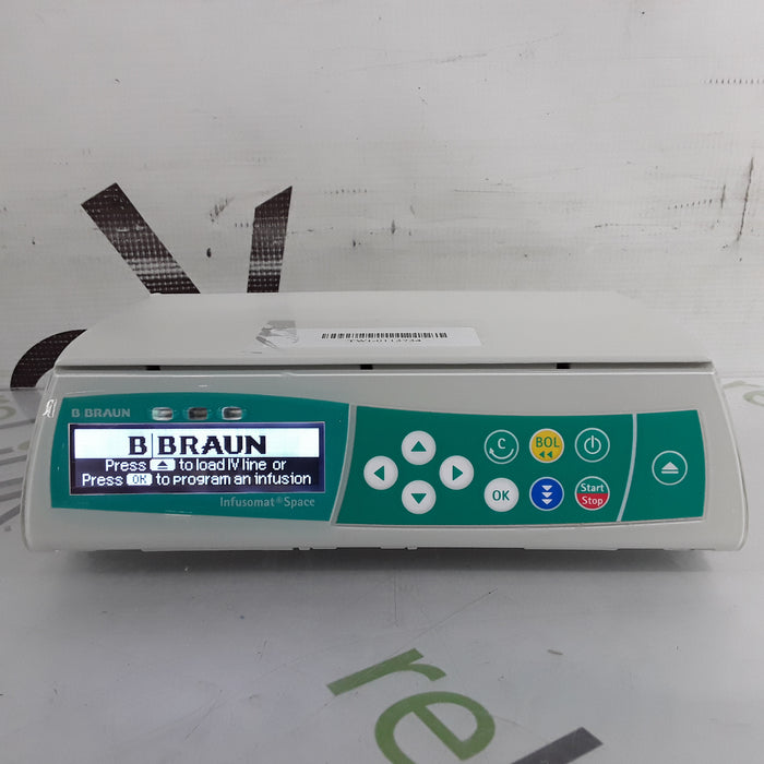 B. Braun Infusomat Space w/AC Adapter Infusion Pump