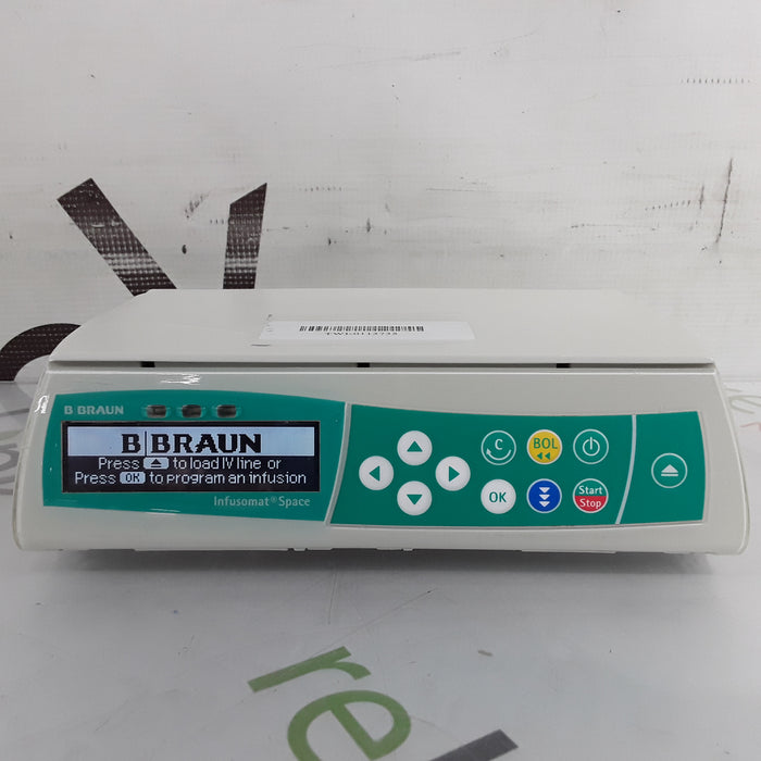 B. Braun Infusomat Space w/AC Adapter Infusion Pump