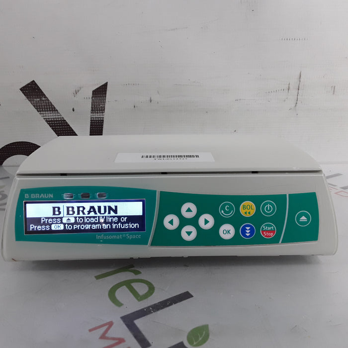 B. Braun Infusomat Space w/AC Adapter Infusion Pump