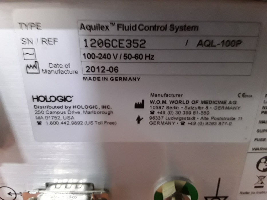 Hologic, Inc. Aquilex Fluid Control System