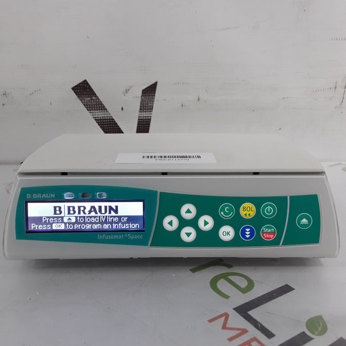 B. Braun Infusomat Space w/AC Adapter Infusion Pump