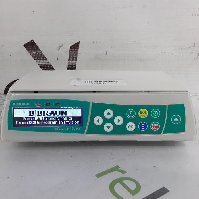 B. Braun Infusomat Space w/AC Adapter Infusion Pump