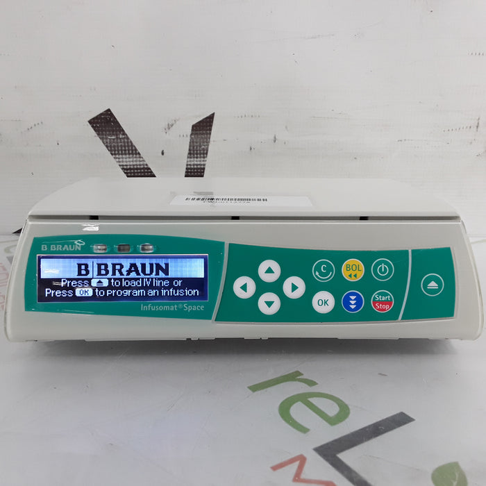 B. Braun Infusomat Space w/AC Adapter Infusion Pump