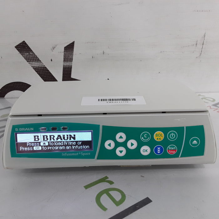 B. Braun Infusomat Space w/AC Adapter Infusion Pump