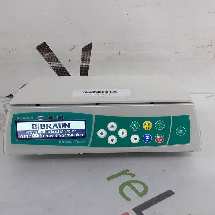 B. Braun Infusomat Space w/AC Adapter Infusion Pump