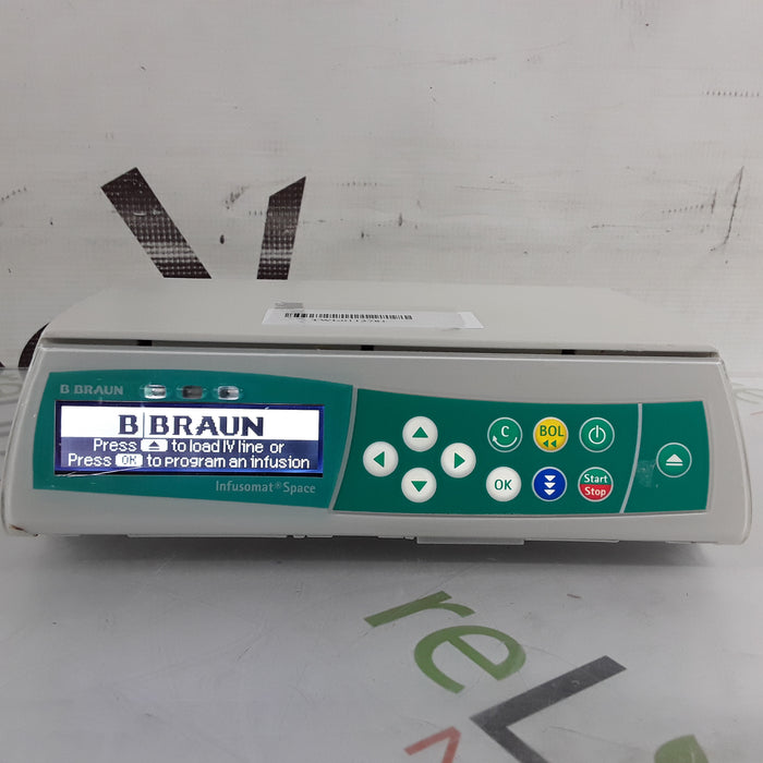 B. Braun Infusomat Space w/AC Adapter Infusion Pump