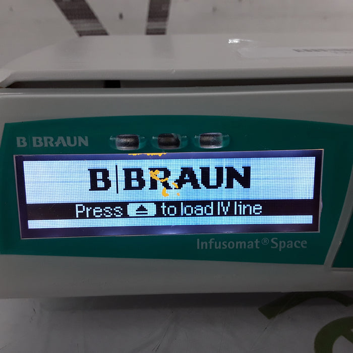 B. Braun Infusomat Space w/AC Adapter Infusion Pump