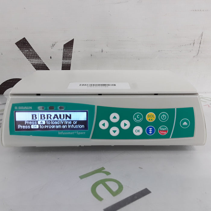 B. Braun Infusomat Space w/AC Adapter Infusion Pump