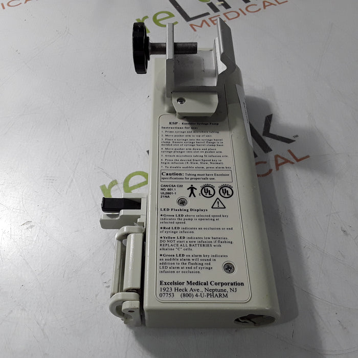 Excelsior ESP60 Syringe Infusion Pump