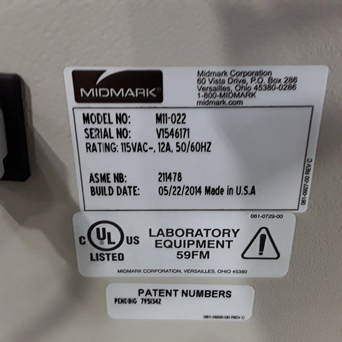 Midmark M11-022 UltraClave Autoclave Sterilizer