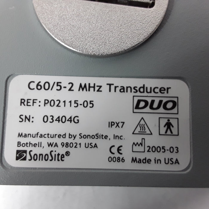 Sonosite C60/5-2 MHz Curved Array Transducer