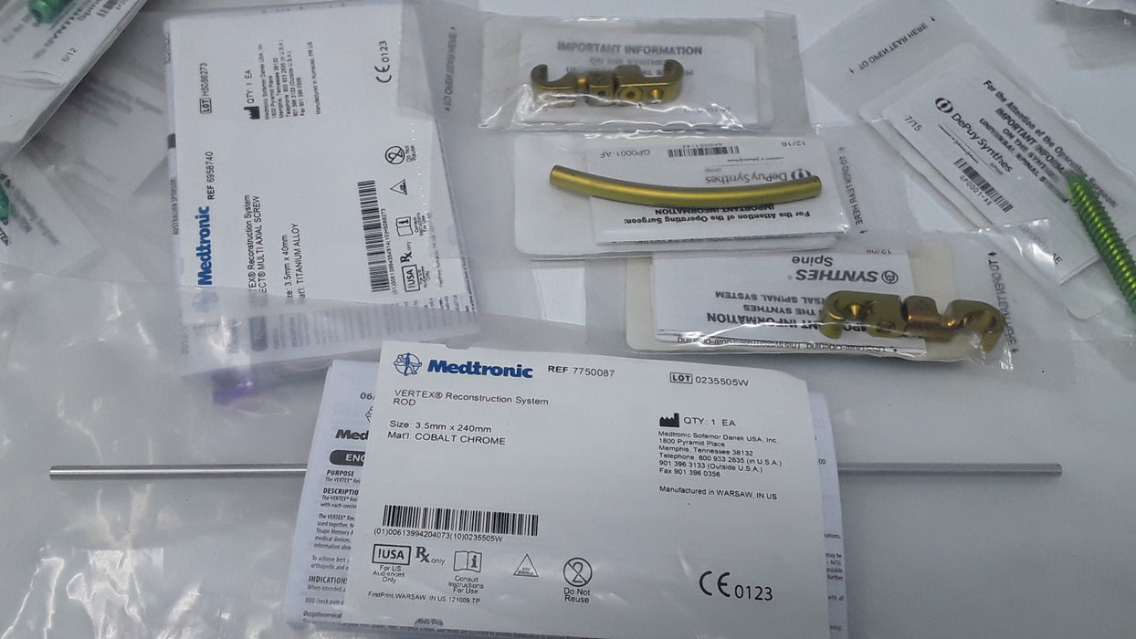 Synthes, Inc. and Medtronic Screws and Rods Lot