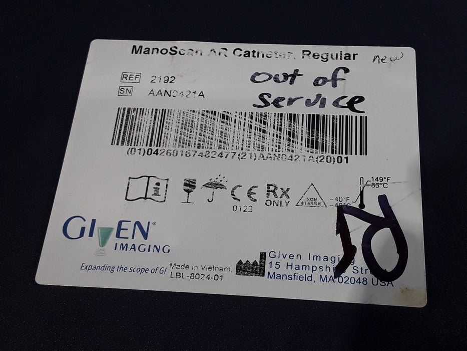 Given Imaging Inc ManoScan AR Catheter