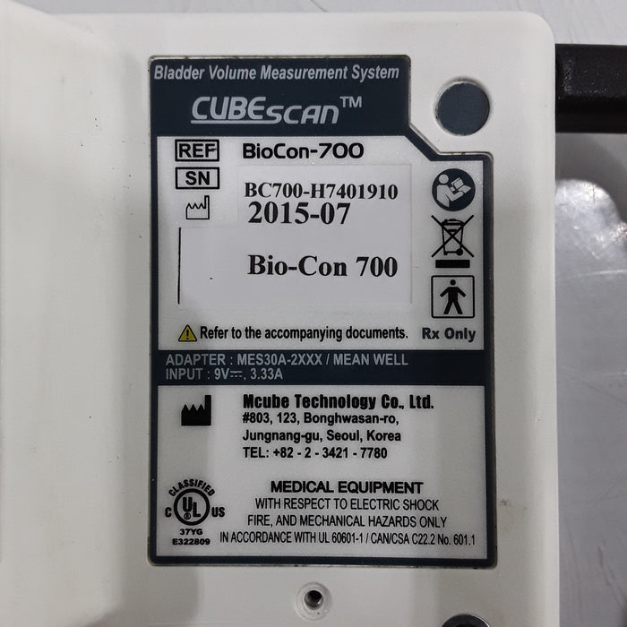 Medline Medline CubeScan BioCon 700 Bladder Scanner Surgical Equipment reLink Medical