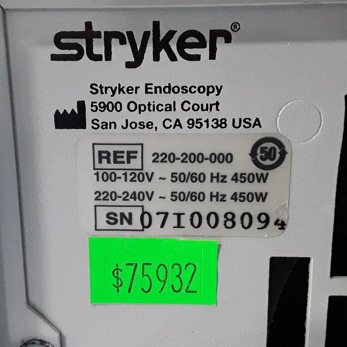 Stryker X8000 Light Source