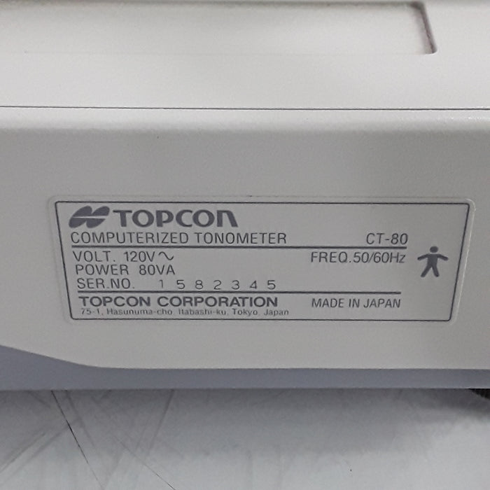 Topcon Medical CT-80 Computerized Tonometer