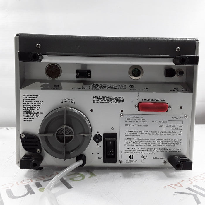 Aequitron Medical, Inc. LP10 Portable Volume Ventilator