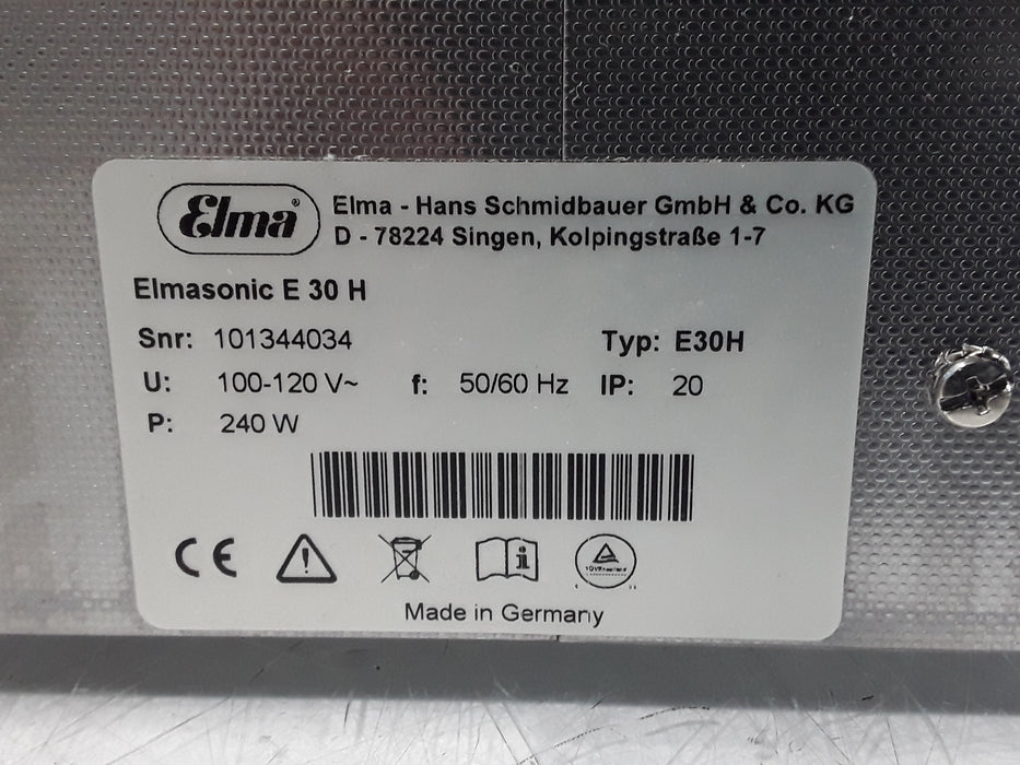 Elma Elmasonic E 30 H Ultrasonic Cleaner