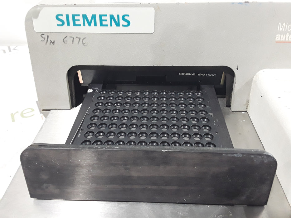 Siemens MicroScan AutoScan 4 Chemistry Analyzer