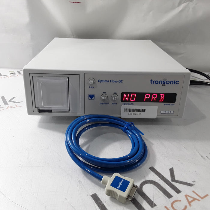 Transonic Optima Flow - QC Blood Flow Meter