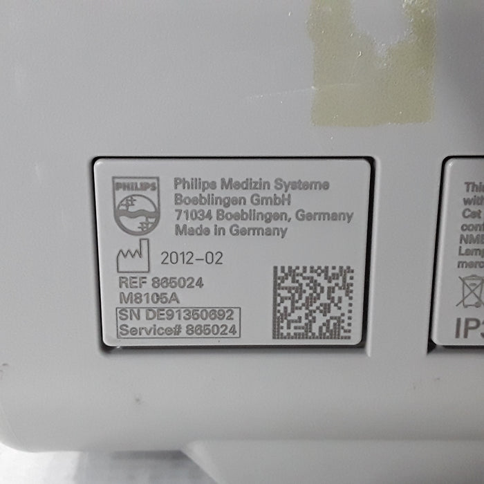 Philips IntelliVue MP5 Patient Monitor 865024 ECG, SpO2, NIBP