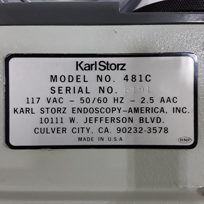 Karl Storz 481C Miniature Light Source