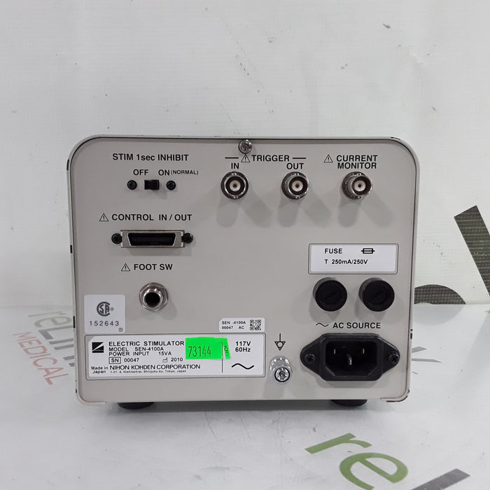 Nihon Kohden SEN-4100A Electric Stimulator
