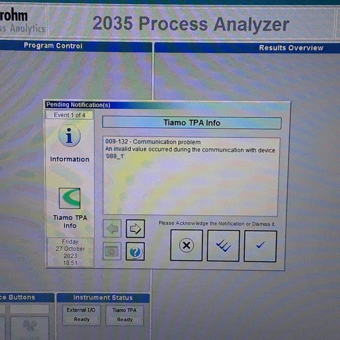 Metrohm 2035 Process Analyzer