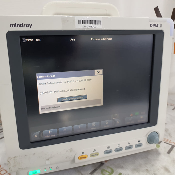 Mindray DPM6 Patient Monitor