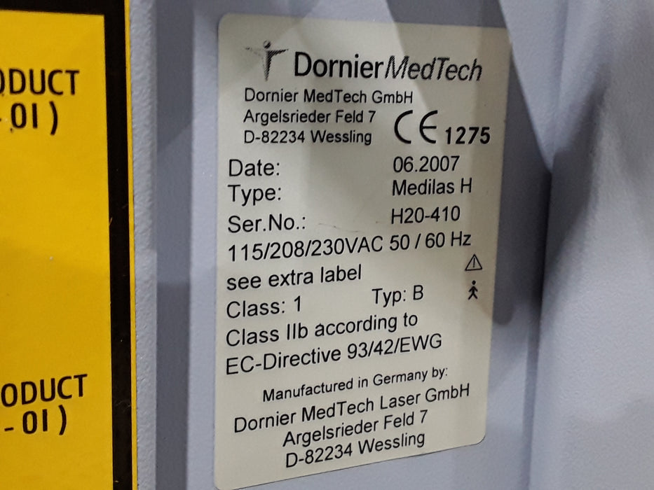 Dornier Medical Systems Medilas H20 Laser