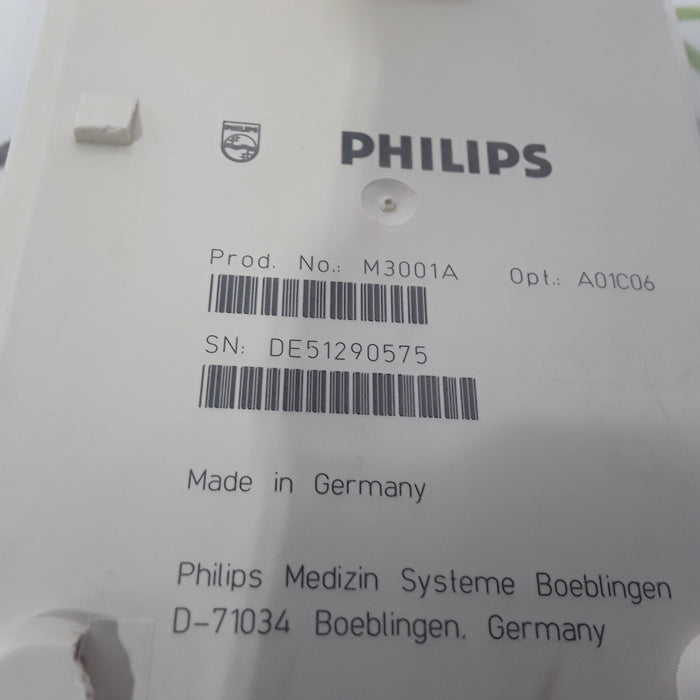 Philips M3001A-A01C06 Fast SpO2, NIBP, ECG, Temp, IBP MMS Module