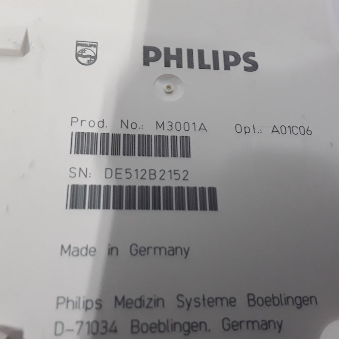 Philips M3001A-A01C06 Fast SpO2, NIBP, ECG, Temp, IBP MMS Module