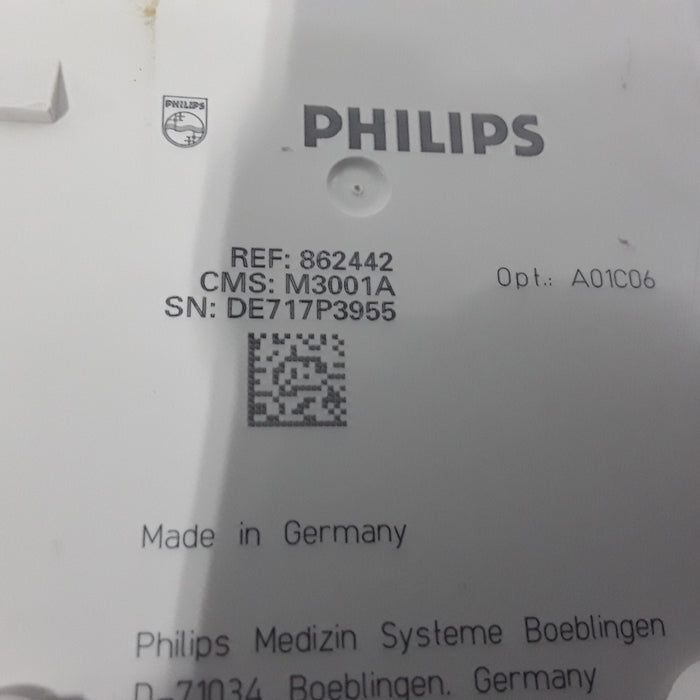 Philips M3001A-A01C06 Fast SpO2, NIBP, ECG, Temp, IBP MMS Module