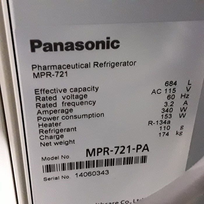Sanyo MPR-721 Pharmaceutical Refrigerator
