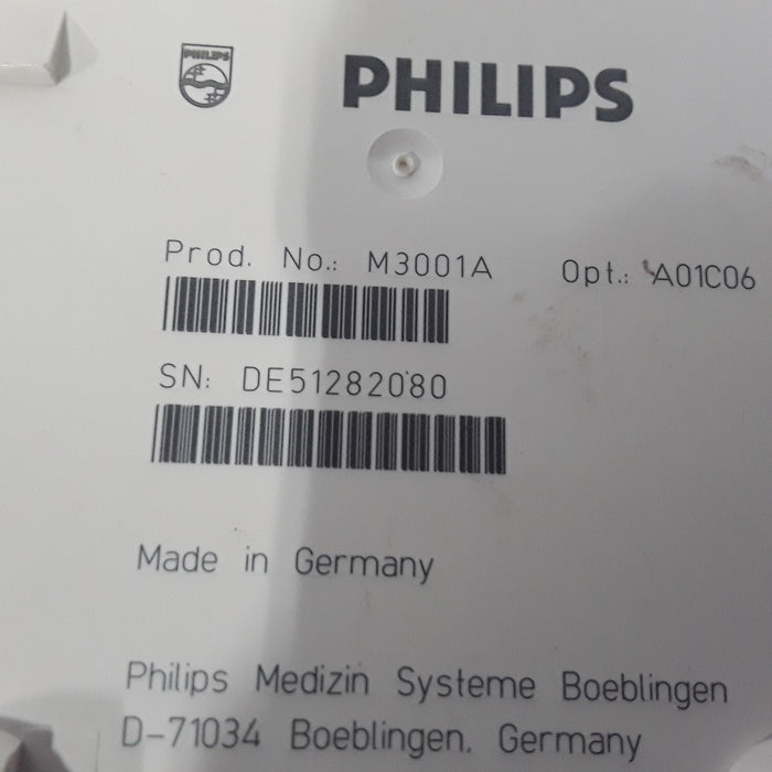 Philips M3001A-A01C06 Fast SpO2, NIBP, ECG, Temp, IBP MMS Module