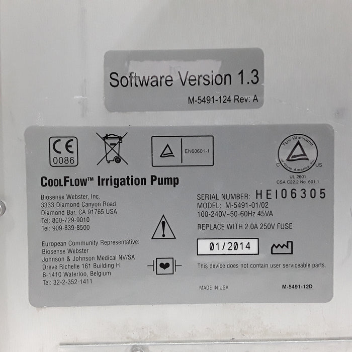 BioSense Webster CoolFlow Irrigation Pump