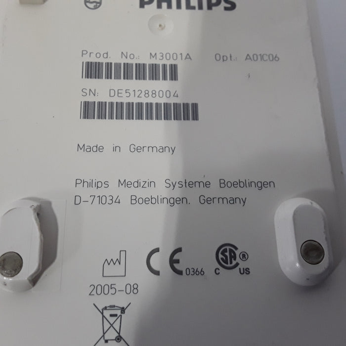 Philips M3001A-A01C06 Fast SpO2, NIBP, ECG, Temp, IBP MMS Module