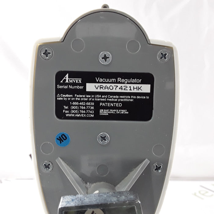 Amvex Vacuum Regulator