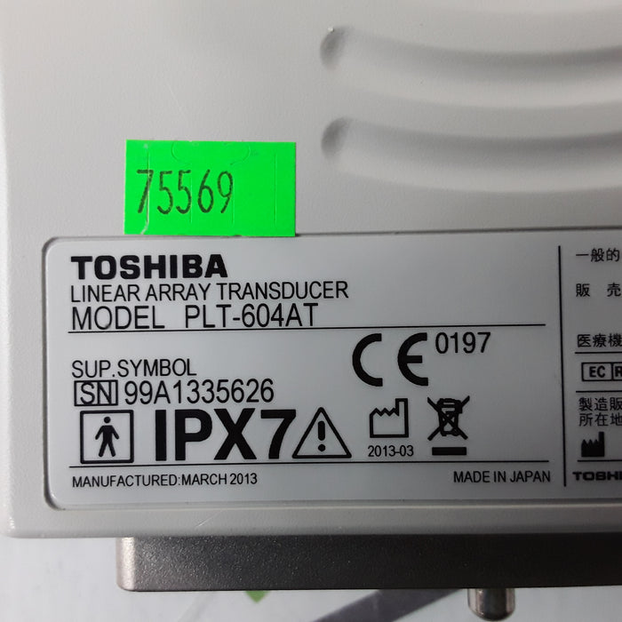 Toshiba PLT-604AT Linear Array Transducer