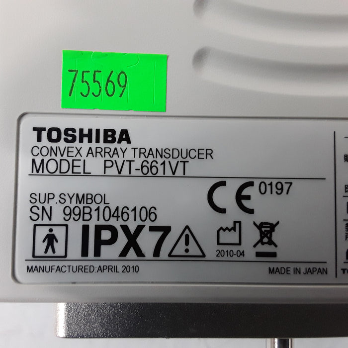 Toshiba PVT-661VT Convex Array Transducer