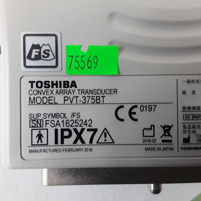 Toshiba PVT-375BT Convex Transducer