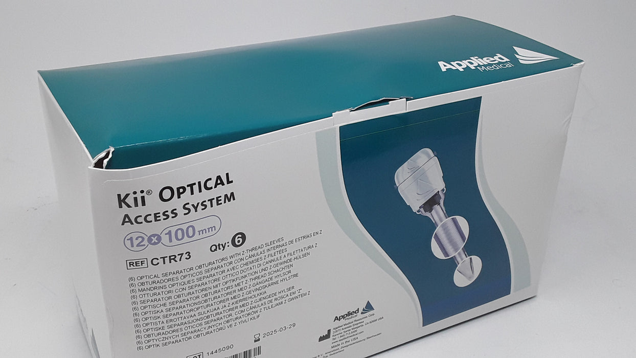 Applied Medical CTR73 Kii Optical Access System Separator Obturators Box of 6