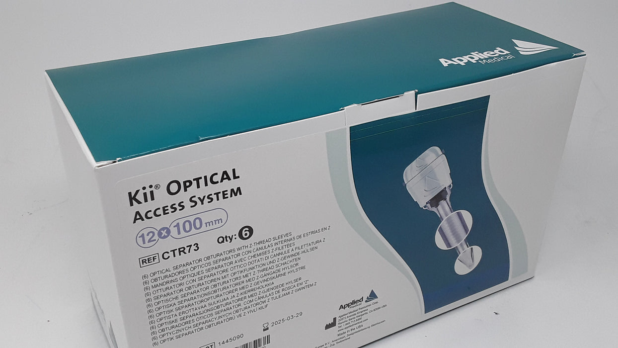 Applied Medical CTR73 Kii Optical Access System Separator Obturators Box of 6