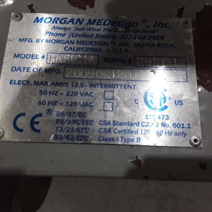 Morgan MeDesign, Inc. BASIC 1A C-Arm Table