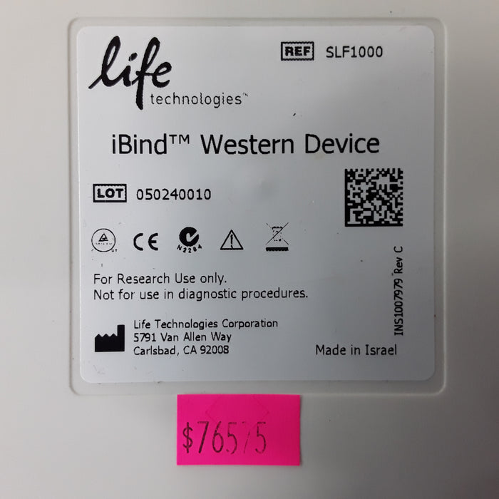 Life Technologies iBind Western Device System