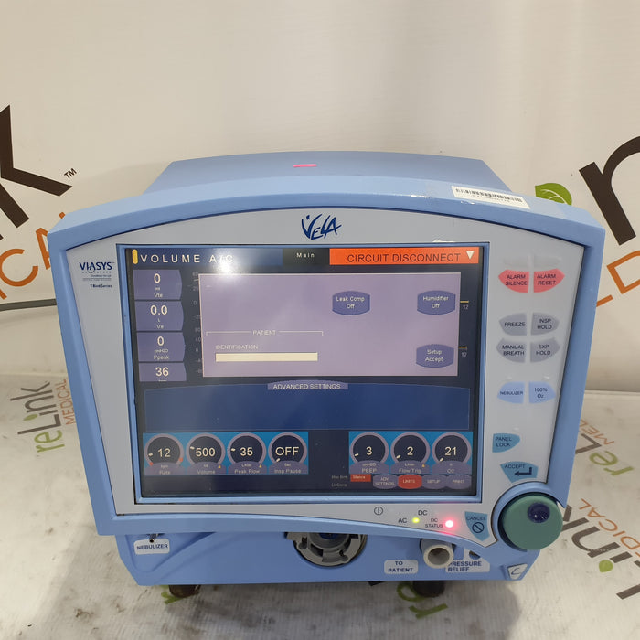 Viasys Healthcare Vela Ventilator